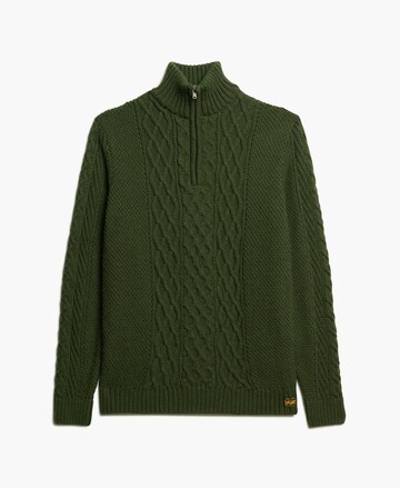 Superdry Pullover 'Jacob' in Grün: Vorderseite