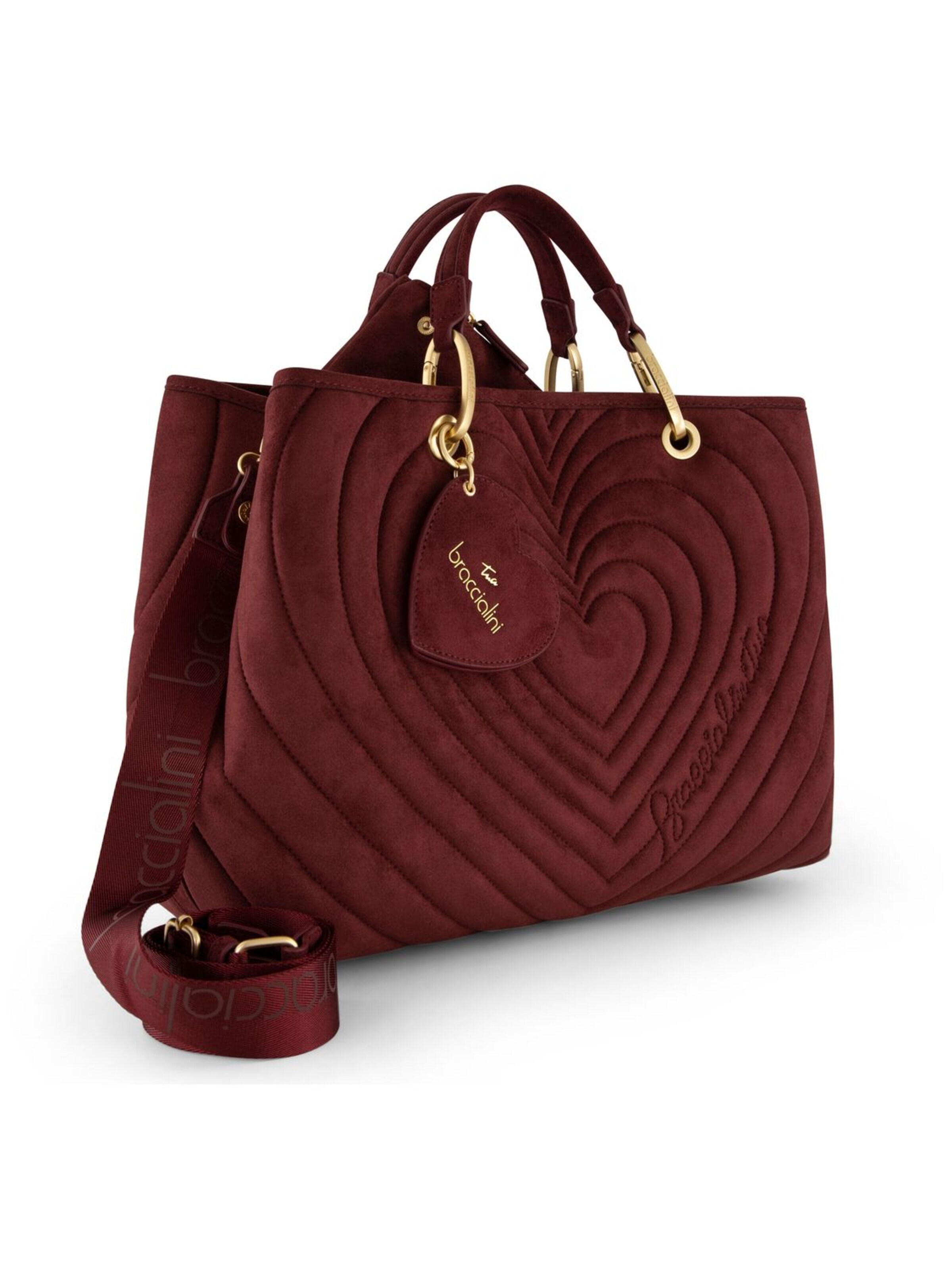 Braccialini - Bolso de mano 'Beth Matelassé' en rojo