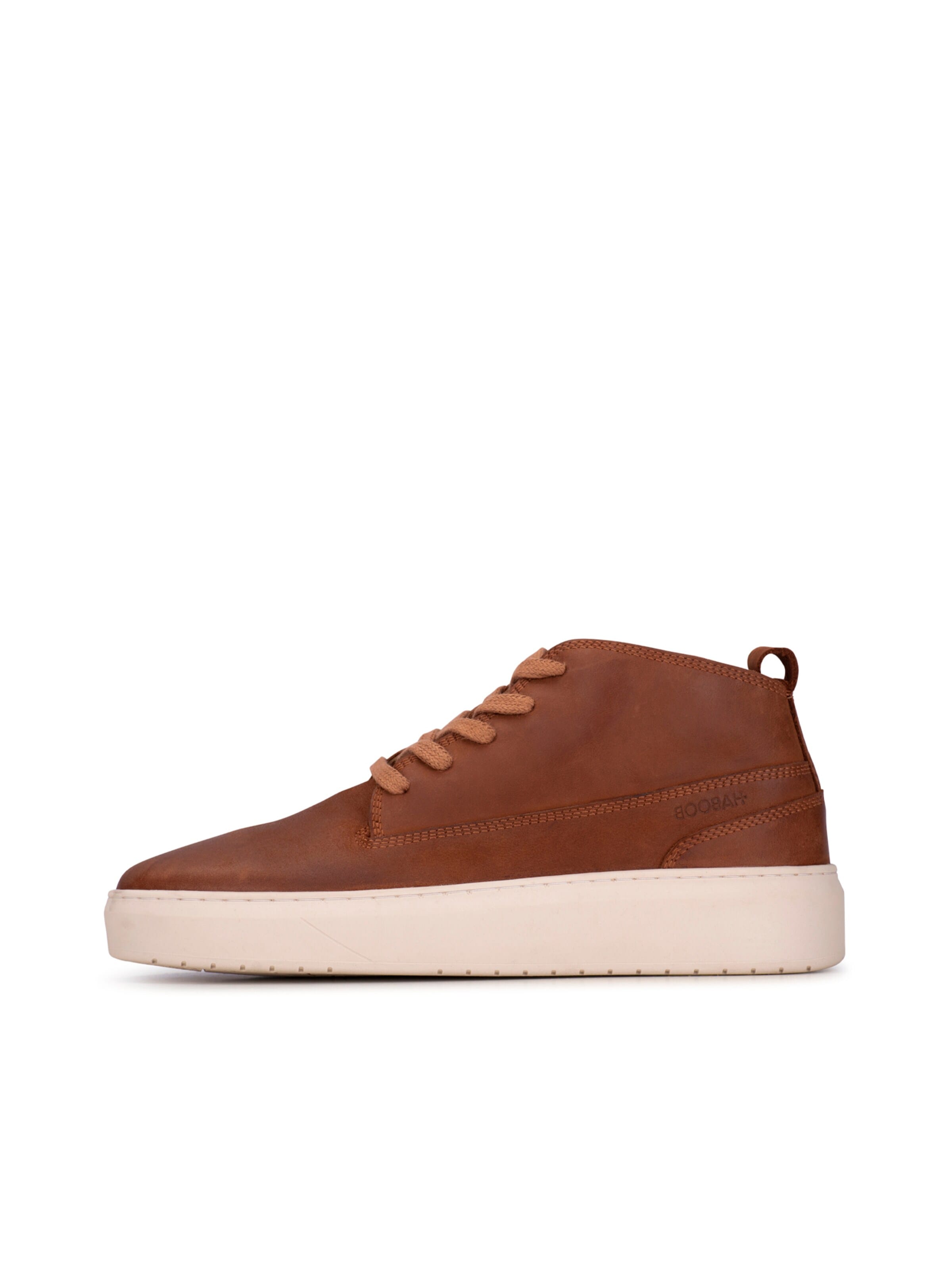 Haboob Sneakers hoog 'Gabriel' in Bruin: voorkant