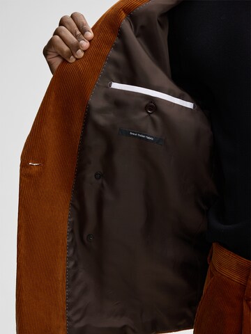 STRELLSON Slim fit Business blazer 'Ashton' in Brown