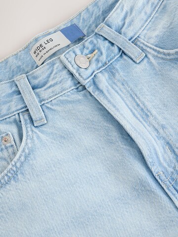 Next Wide Leg Jeans in Blau