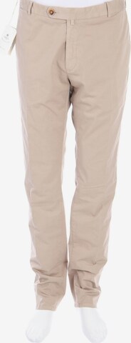 LUIGI BORRELLI NAPOLI Pants in 40 in Beige: front