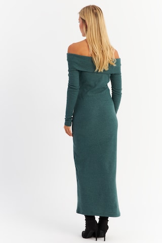 Cool & Sexy - Vestido de malha em verde