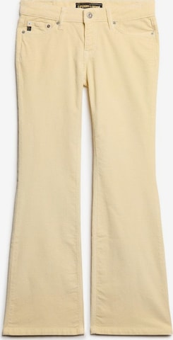 Superdry Pants in Yellow: front