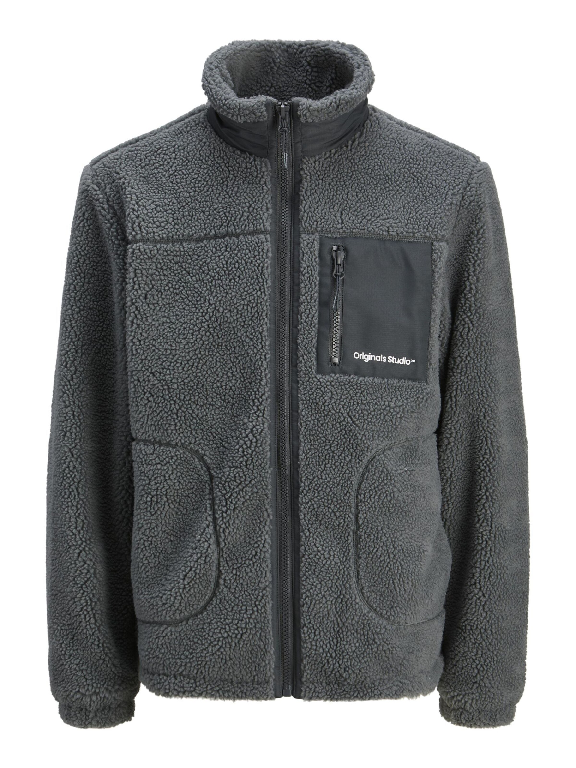 JACK & JONES - Casaco meia-estação 'JORVesterbro' em cinzento: frente