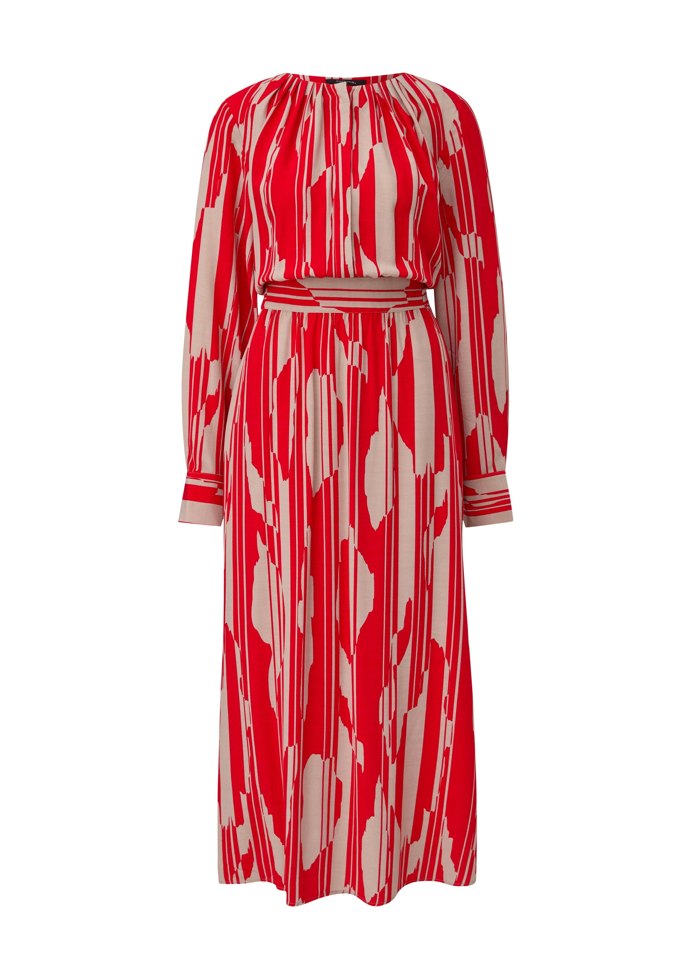 COMMA Kleid in Rot: Vorderseite