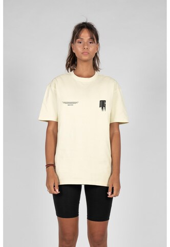 MJ Gonzales Shirt 'METAMORPHOSE V.2' in Beige: front
