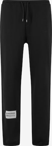 Loosefit Pantaloni di 9N1M SENSE in nero: frontale