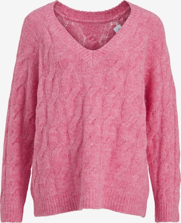 VILA Sweater 'Cabrina' in Pink: front