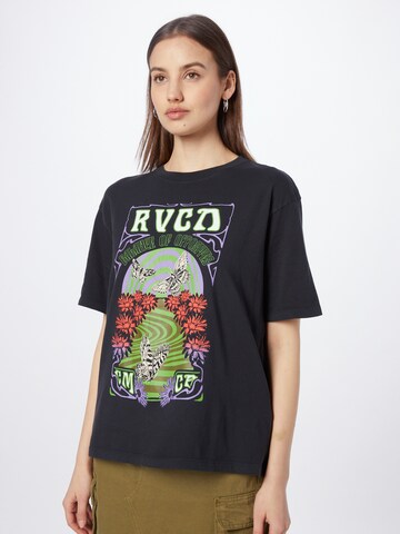 T-shirt 'SWIRL' RVCA en noir : devant