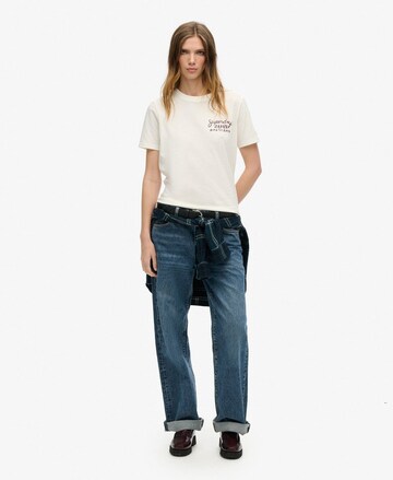 Superdry Футболка 'TOKYO' в Белый