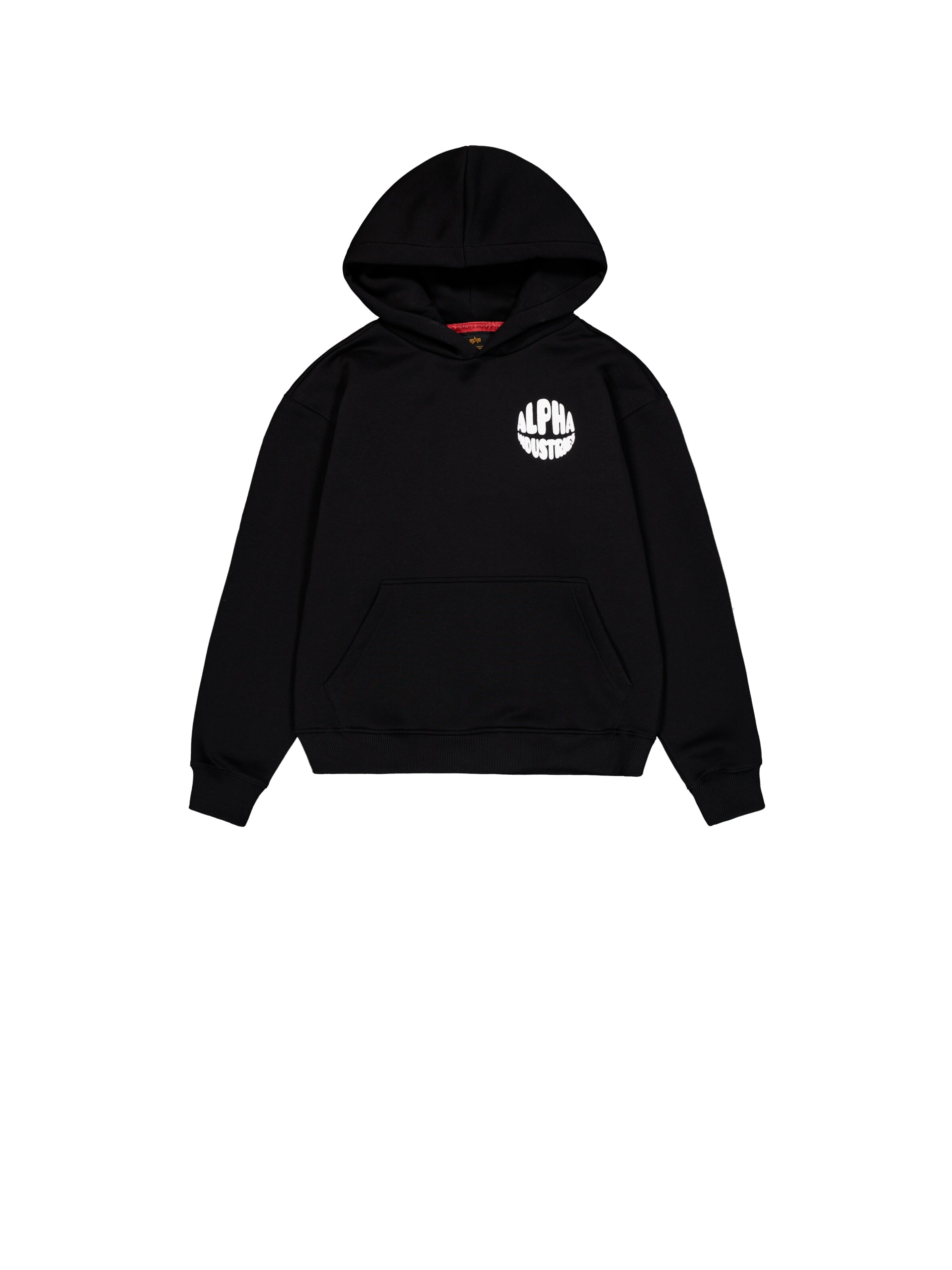 ALPHA INDUSTRIES Sweatshirt in Schwarz: Vorderseite