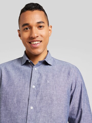 Clean Cut Copenhagen Regular fit Button Up Shirt 'Jamie' in Blue