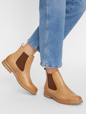 TAMARIS Chelsea boots in Brown: front