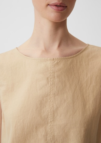 Camicia da donna di comma casual identity in beige