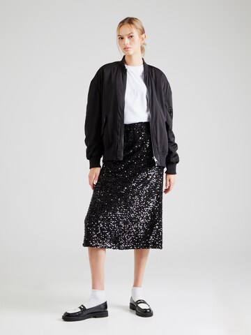 Jupe 'PCSERENA' PIECES en noir
