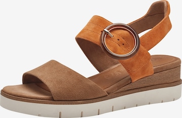 TAMARIS Sandals in Brown: front