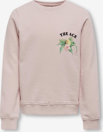 Sweat KIDS ONLY en rose : devant