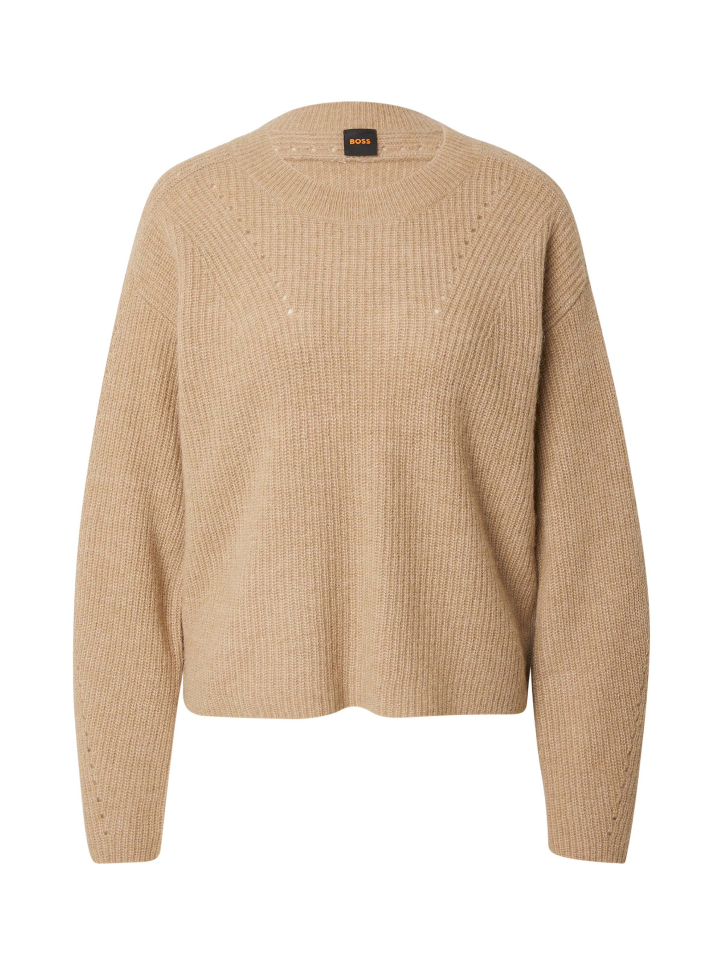 Pullover &#x27;Fenne&#x27; di BOSS in marrone: frontale