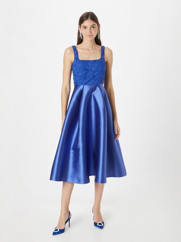 Robe de cocktail Coast en bleu : devant