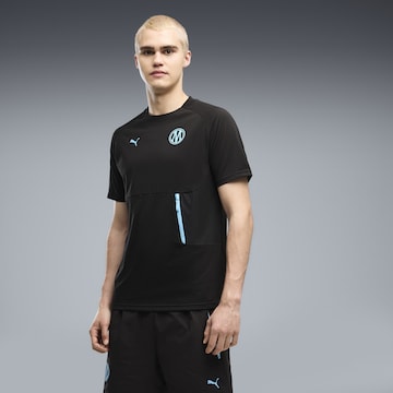 PUMA Performance shirt 'Olympique de Marseille' in Black: front