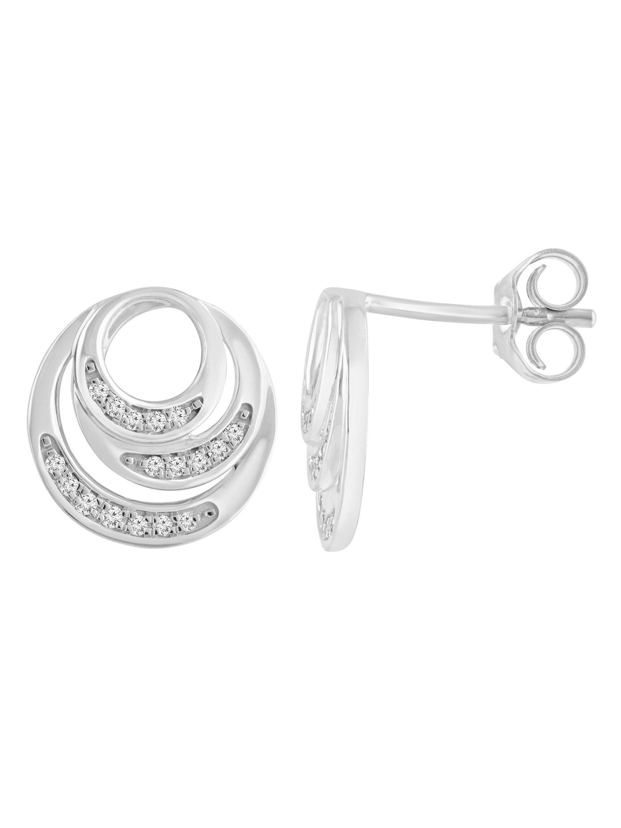 Diamant Exquis Earrings in Silver