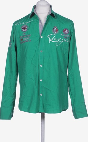 Redbridge Button Up Shirt in XL in Green: front