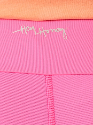 Hey Honey Skinny Sportshorts in Pink