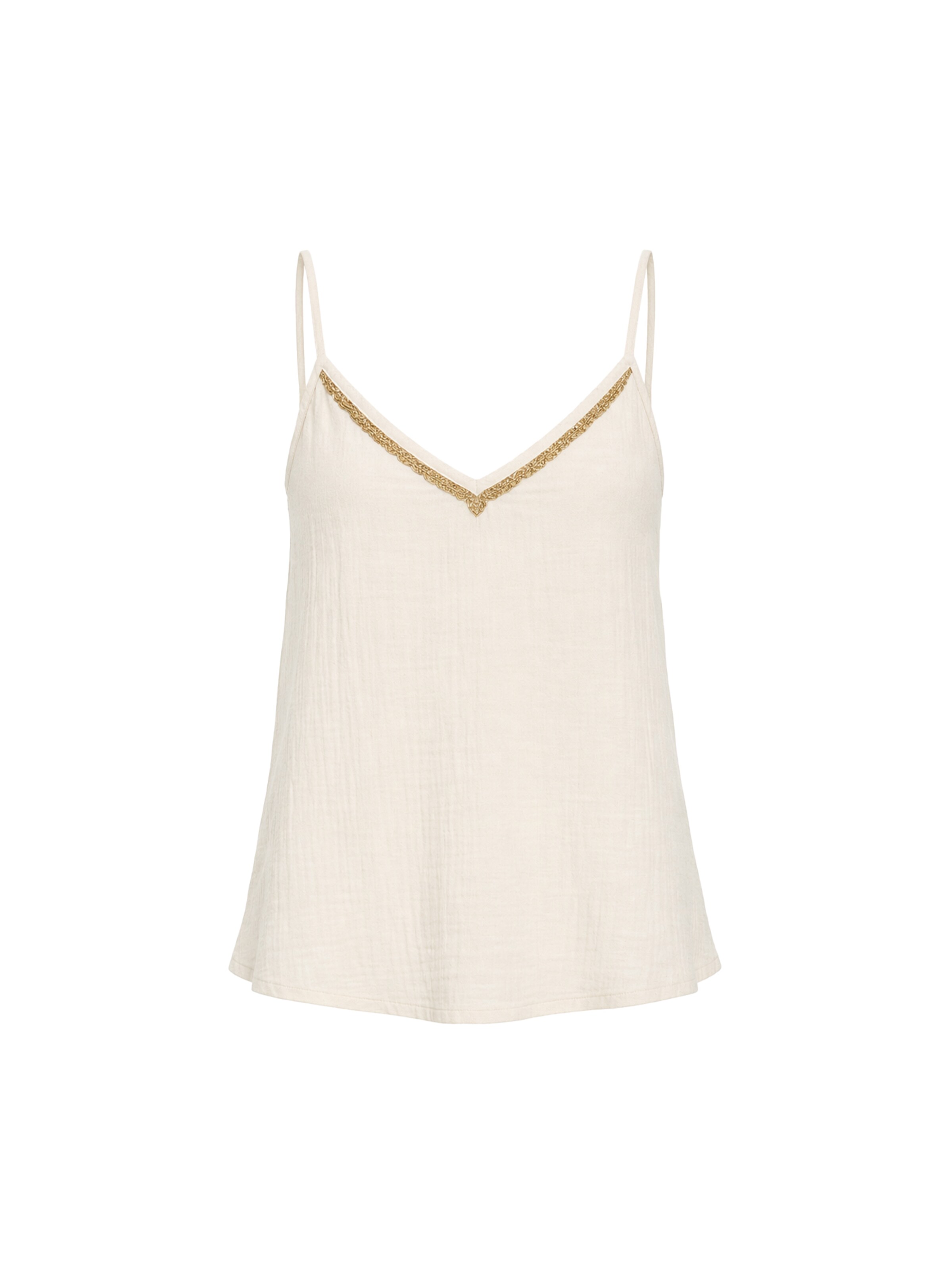 Top 'Haris Cotton' di Haris Cotton in beige: frontale