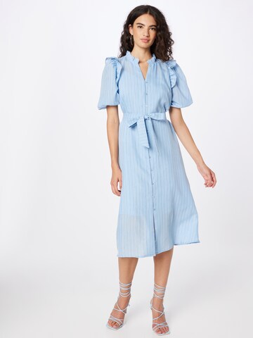 Love & Divine Shirt Dress in Blue: front