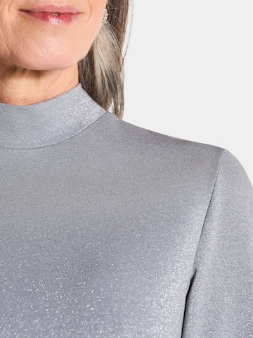 Goldner Shirt in Grau