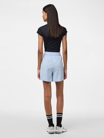PIECES Loose fit Trousers 'PCMuna' in Blue