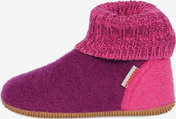 GIESSWEIN - Pantufa 'Wildpoldsried' em roxo: frente