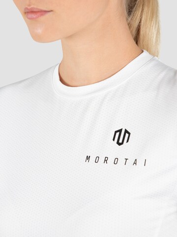 T-shirt fonctionnel 'Naka' MOROTAI en blanc