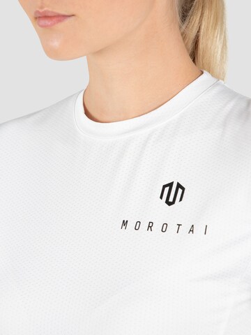 MOROTAI Performance shirt 'Naka' in White