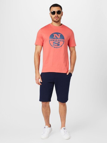 North Sails T-Shirt in Orange