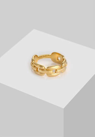 ELLI Ring Knoten, Twisted in Gold