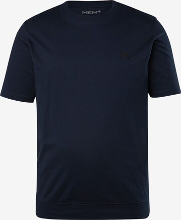Men Plus T-Shirt in Blau: Vorderseite