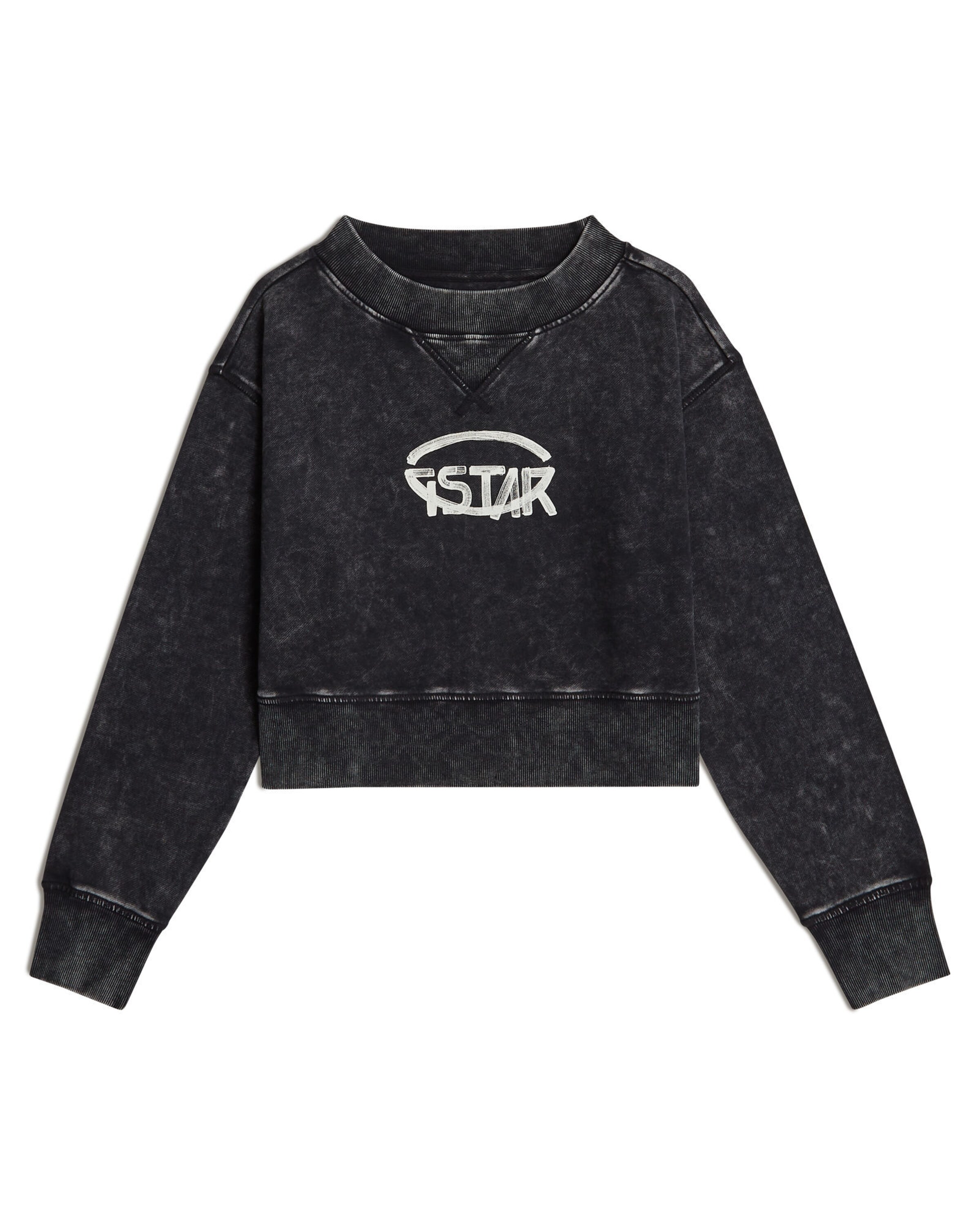 G-STAR Sweatshirt in Schwarz: Vorderseite