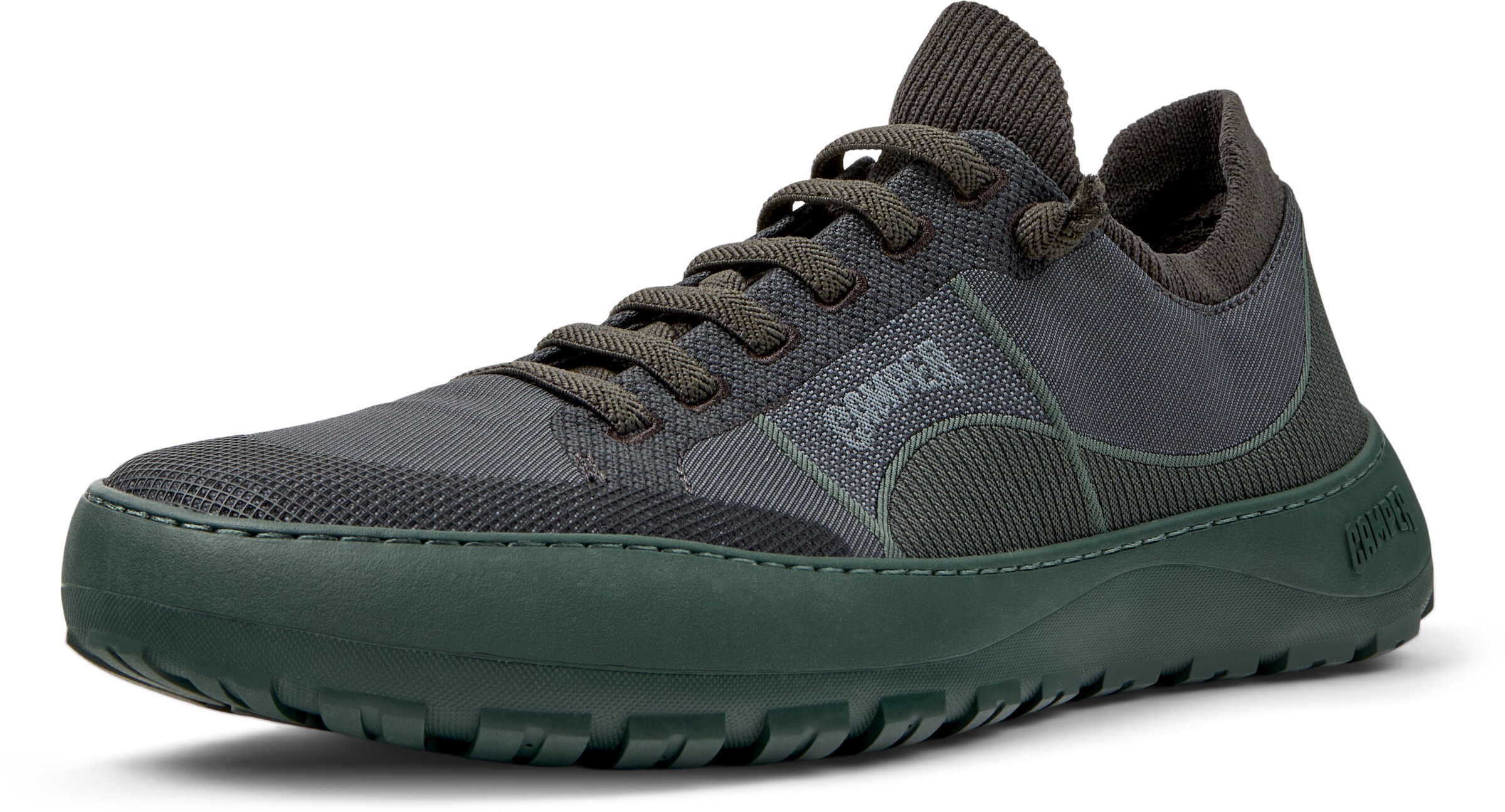 Sneaker bassa 'Peu Serra' di CAMPER in grigio: frontale