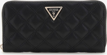 juoda GUESS Piniginė 'GIULLY II SLG LARGE ZIP AROUND': priekis