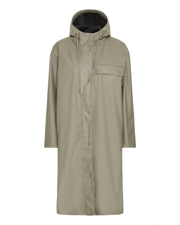 ICHI Between-Season Jacket 'IHTAZI' in Green: front