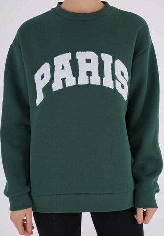 FRESHLIONS Sweatshirt 'Paris' in Grün