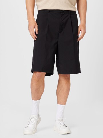 WEEKDAY Loosefit Shorts 'Uno' in Schwarz: predná strana