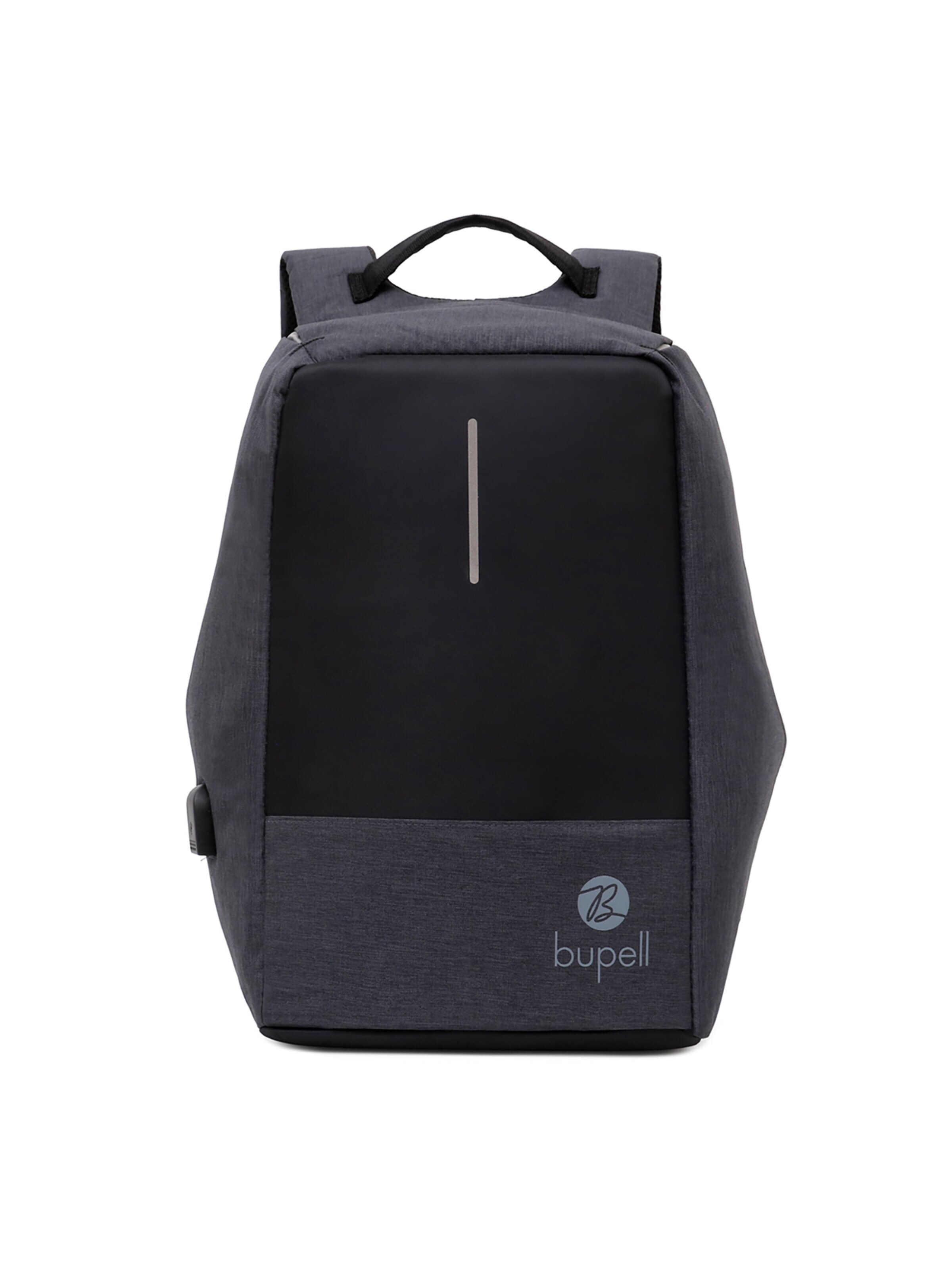 bupell Backpack 'Laptop & Anti-Diebstahl' in Black