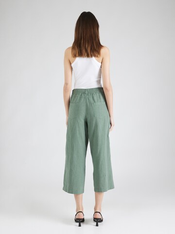 Wide leg Pantaloni di QS in verde