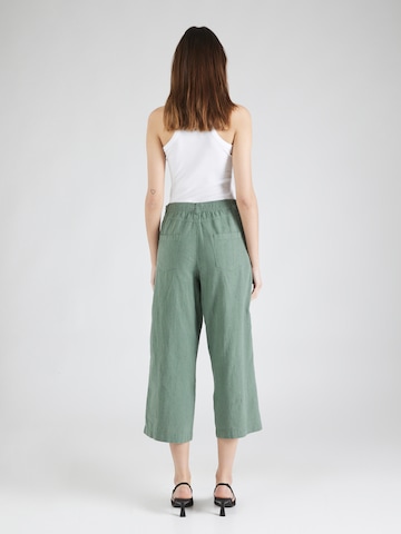 Wide leg Pantaloni de la QS pe verde
