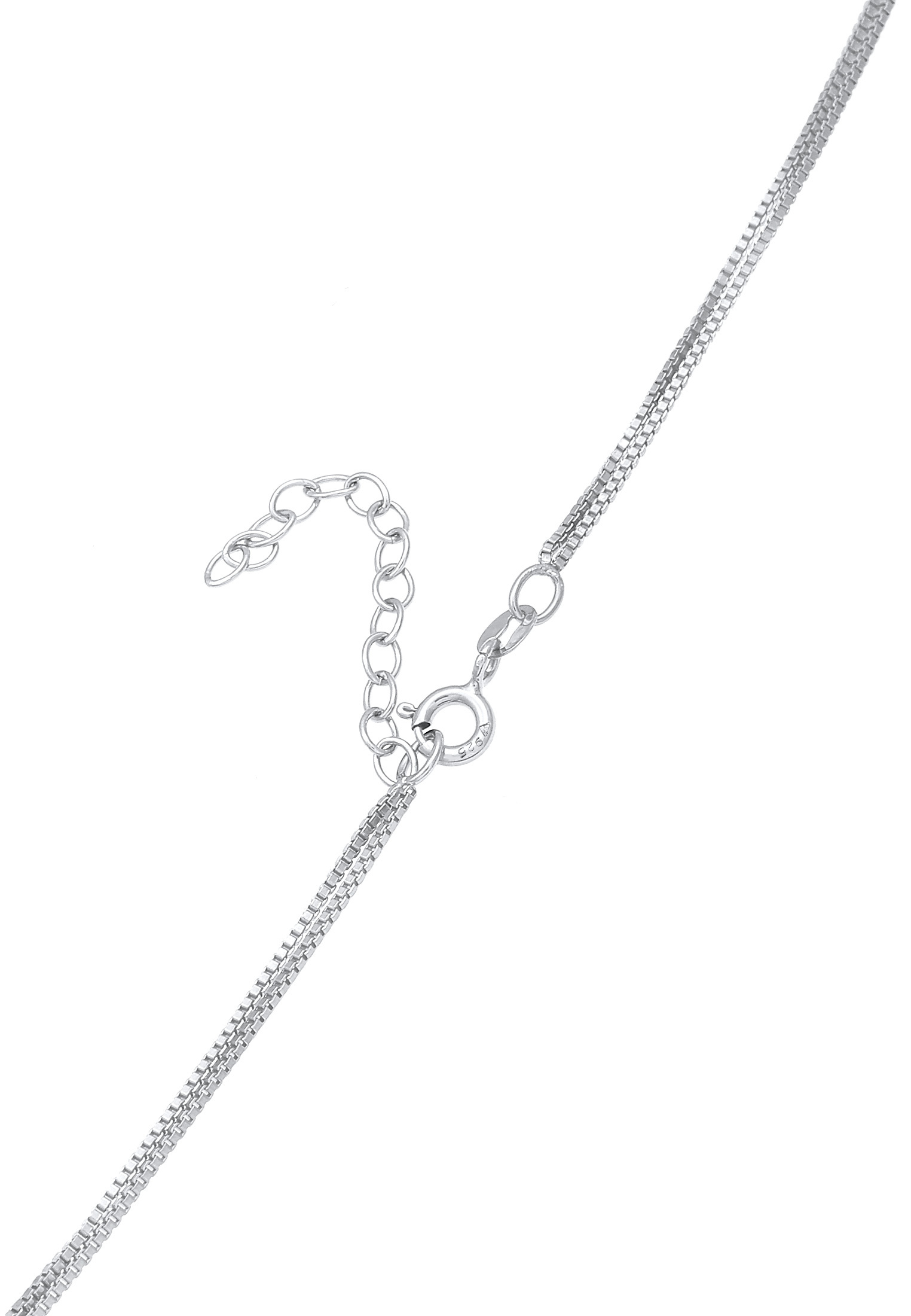 ELLI Halskette Basic Kette, Knoten in Silber 