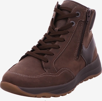 WALDLÄUFER Schnürboots 'John' in Braun: Vorderseite