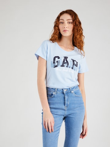 GAP Shirt in Blauw: voorkant